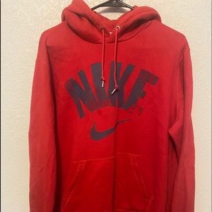 Red Nike Hoodie Size: L
